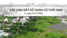 Các Loại Đất Sử Dụng Có Thời Hạn Từ Ngày 01/01/2025